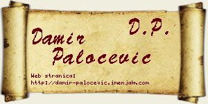 Damir Paločević vizit kartica